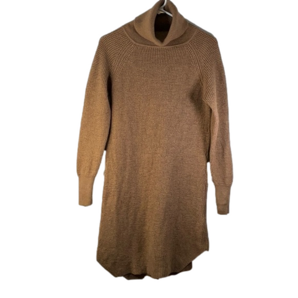 WILFRED Free Aritzia Sweater Dress Camel/Brown Size Medium - Picture 1 of 7